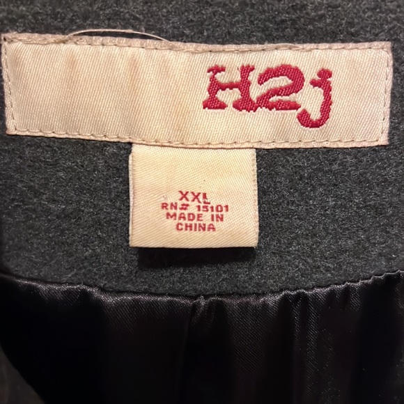 H2j charcoal grey coat - Picture 5 of 8